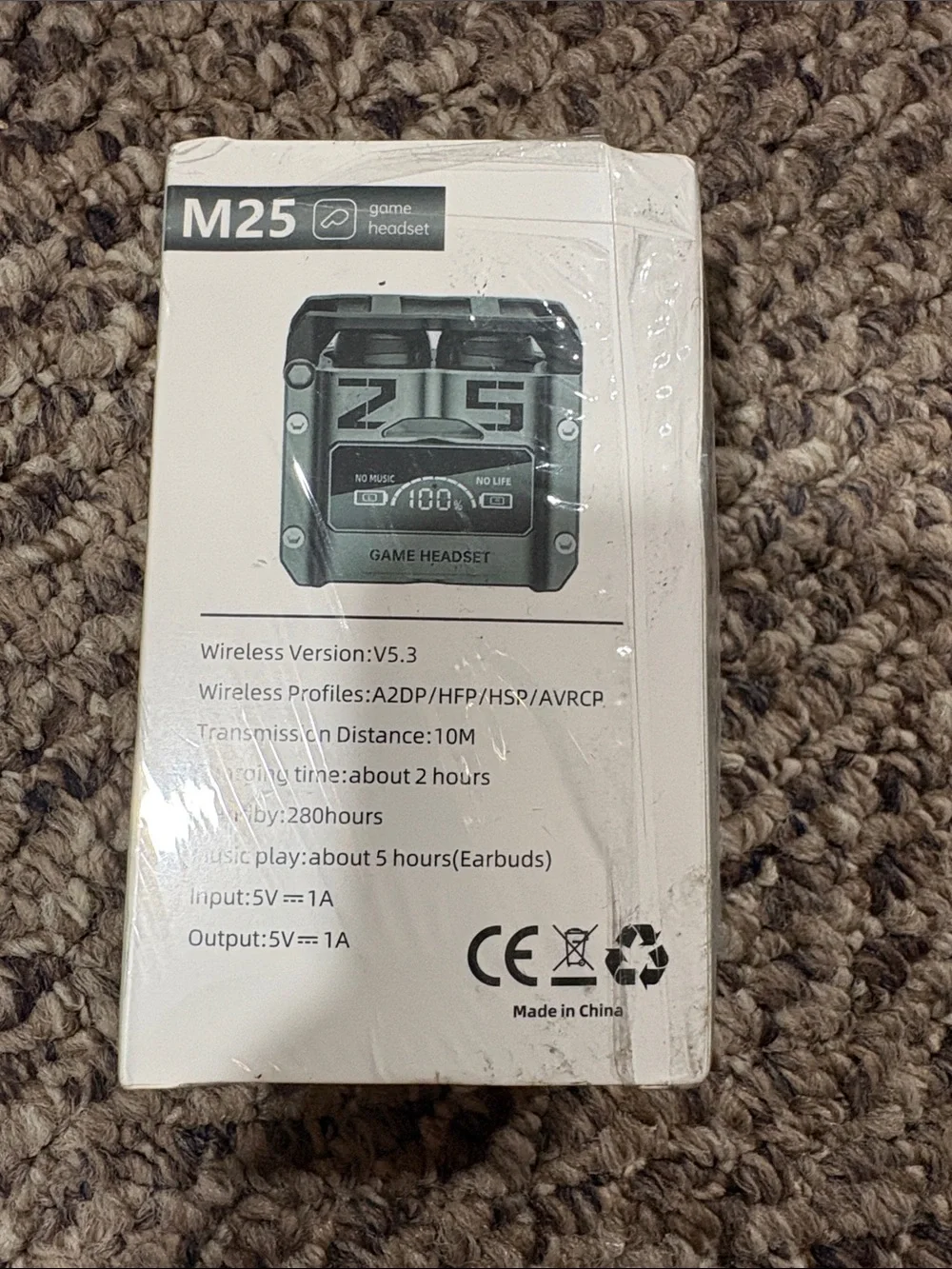 Wireless 5.3 Game Headset - Black